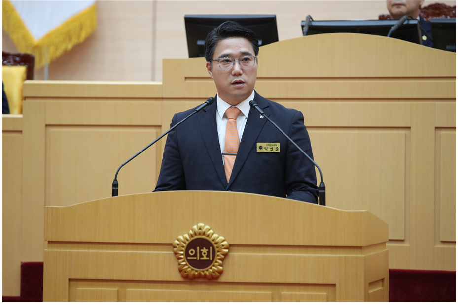 박선준 도의원, 청소년 경제 교육 시급성 강조... 학교 교육과정 개선해야
